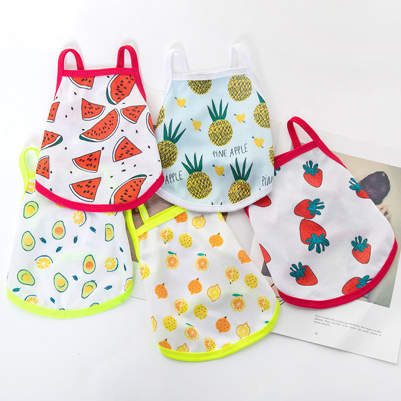 Dog fruity summer vest