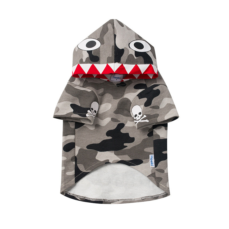 Pet shark hoodie