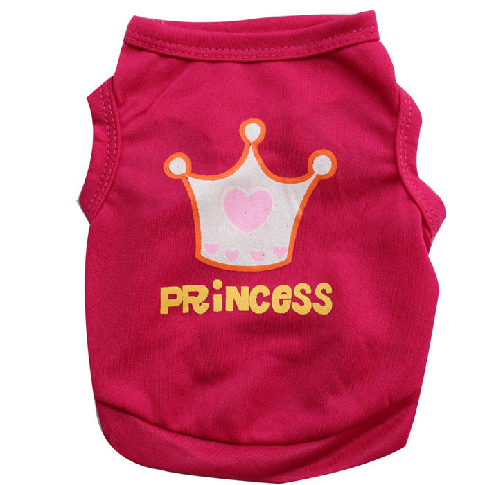 Princess pet vest