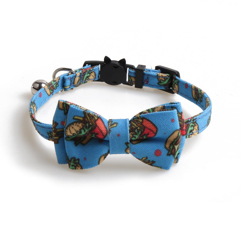 Dog and cat collar bow tie