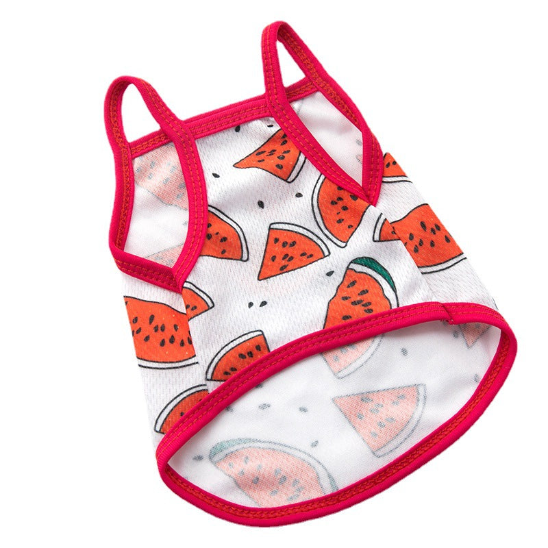 Dog fruity summer vest