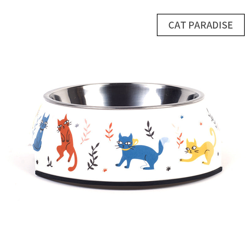 Stainless food bowl