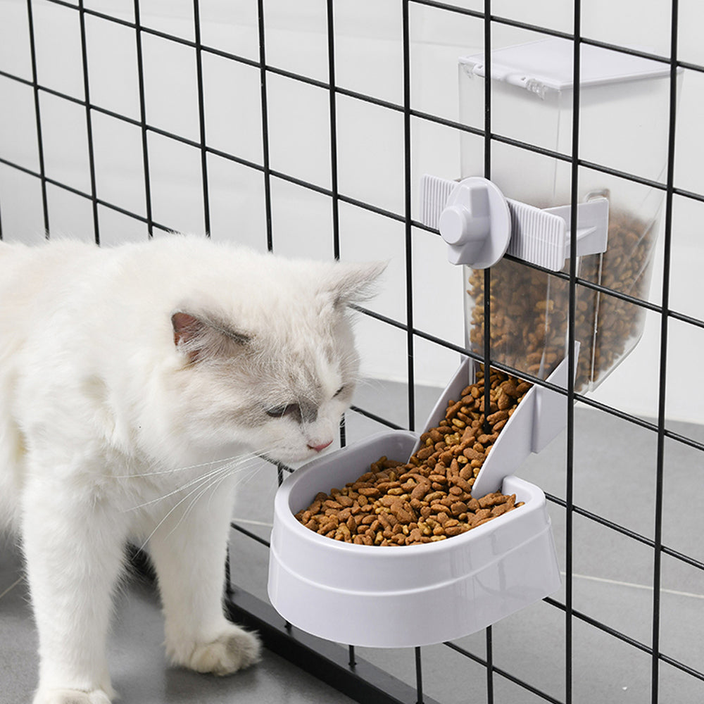 Suspended Automatic Feeder For Cats And Dogs