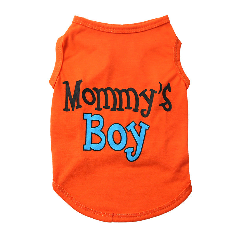 "Mommy's Boy" Dog top