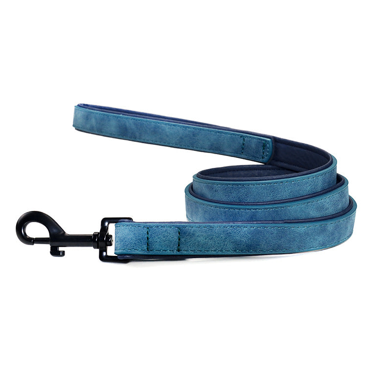Pull-resistant Leather Leash
