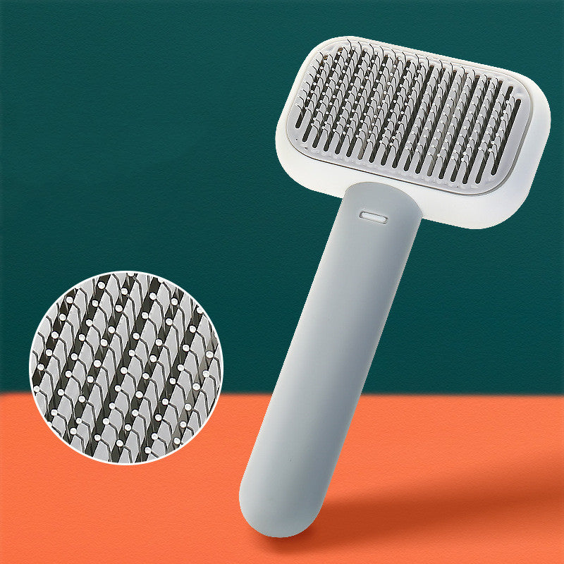 Cat and dog self cleaning brush