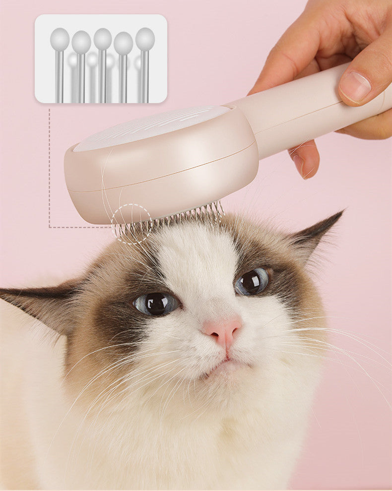 Cat and dog combing brush